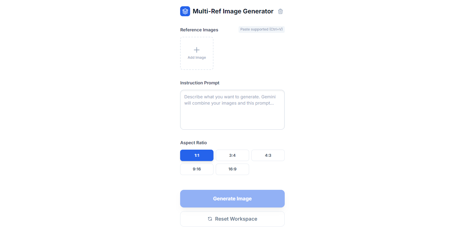 Multi Ref Image Generator